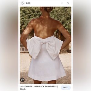 DISSH Bow Dress White